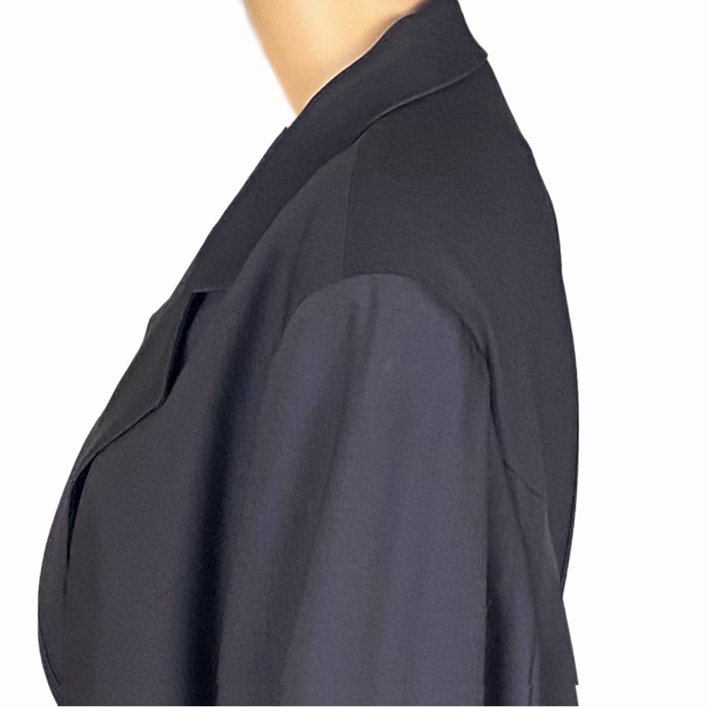 TALBOTS WOMAN dark grey wool 3-button blazer with front welt pockets Size 20W - Picture 7 of 13